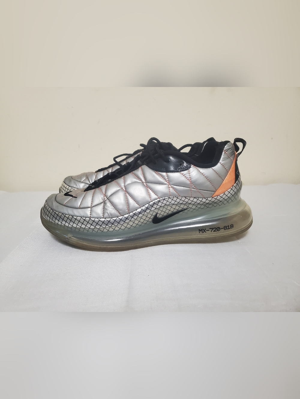 Nike Air Max 720-818 Metallic Silver Size 11